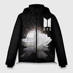 Куртка зимняя мужская BTS Flower, цвет: 3D-черный