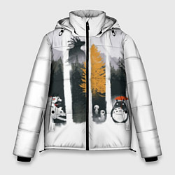 Куртка зимняя мужская Хранители Леса, цвет: 3D-черный