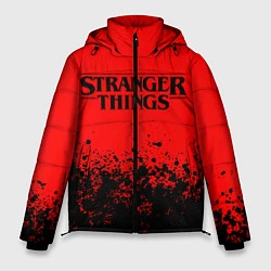 Куртка зимняя мужская STRANGER THINGS, цвет: 3D-черный