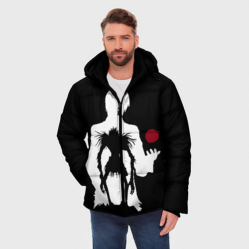 Мужская зимняя куртка Рюк в свете / 3D-Светло-серый – фото 3