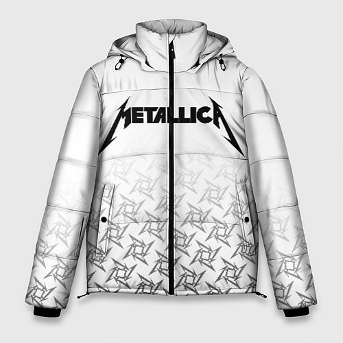 Мужская зимняя куртка METALLICA / 3D-Черный – фото 1