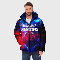 Куртка зимняя мужская IMAGINE DRAGONS, цвет: 3D-черный — фото 2