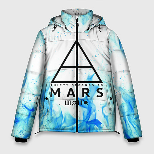 Мужская зимняя куртка 30 SECONDS TO MARS / 3D-Черный – фото 1