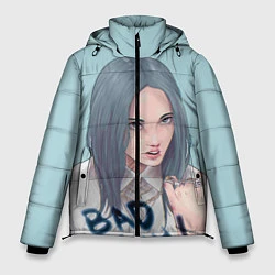 Куртка зимняя мужская Billie Eilish: Bad Guy, цвет: 3D-черный