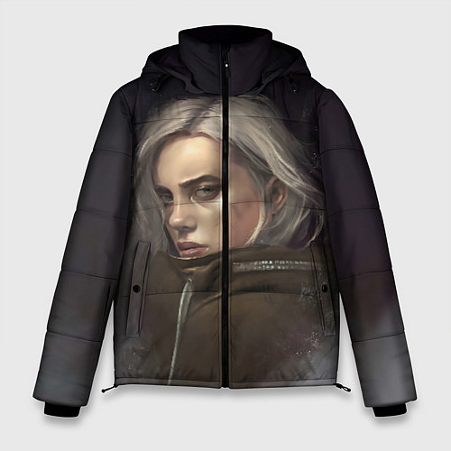 Мужская зимняя куртка Billie Eilish / 3D-Черный – фото 1