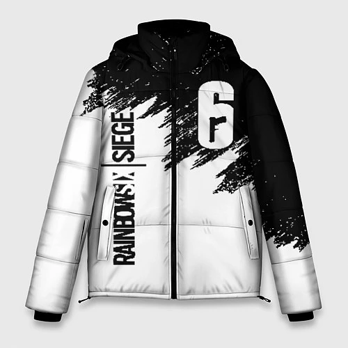 Мужская зимняя куртка RAINBOW SIX SIEGE / 3D-Черный – фото 1