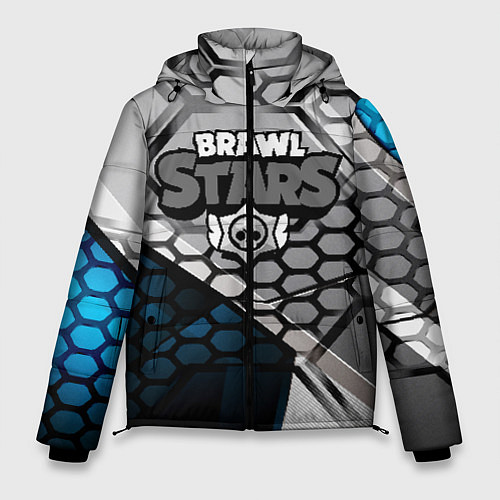 Мужская зимняя куртка BRAWL STARS / 3D-Черный – фото 1