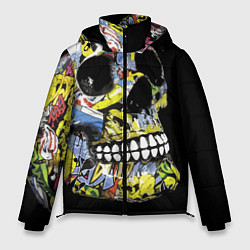 Куртка зимняя мужская Graffiti - Skull, цвет: 3D-черный