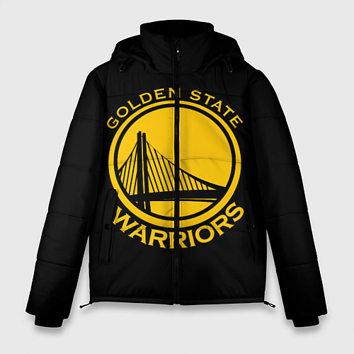 Мужская зимняя куртка GOLDEN STATE WARRIORS / 3D-Светло-серый – фото 1