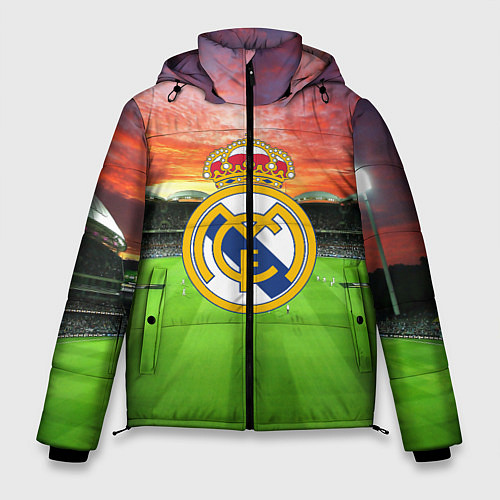 Мужская зимняя куртка FC Real Madrid / 3D-Красный – фото 1