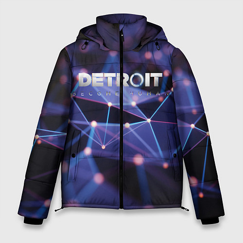 Мужская зимняя куртка DETROIT:BECOME HUMAN 2019 / 3D-Черный – фото 1