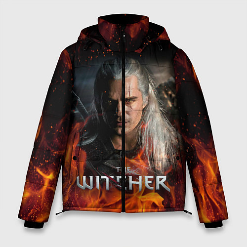 Мужская зимняя куртка THE WITCHER / 3D-Черный – фото 1
