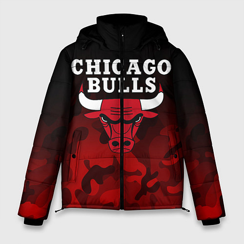 Мужская зимняя куртка CHICAGO BULLS / 3D-Черный – фото 1