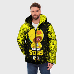 Куртка зимняя мужская Brawl Stars SALLY LEON, цвет: 3D-черный — фото 2