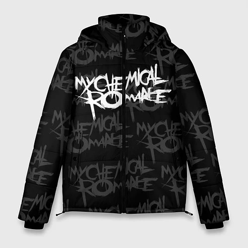 Мужская зимняя куртка My Chemical Romance / 3D-Черный – фото 1