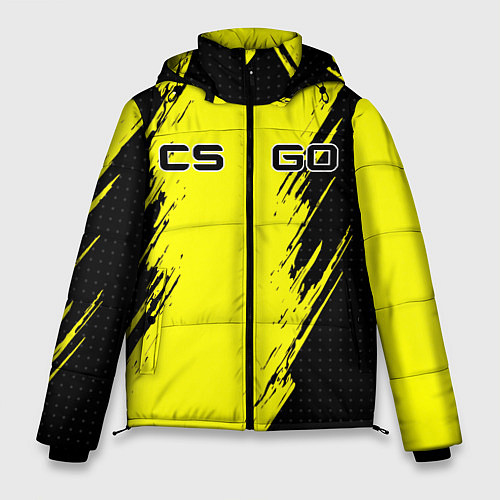 Мужская зимняя куртка Counter Strike / 3D-Светло-серый – фото 1