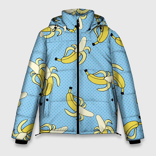 Мужская зимняя куртка Banana art / 3D-Черный – фото 1