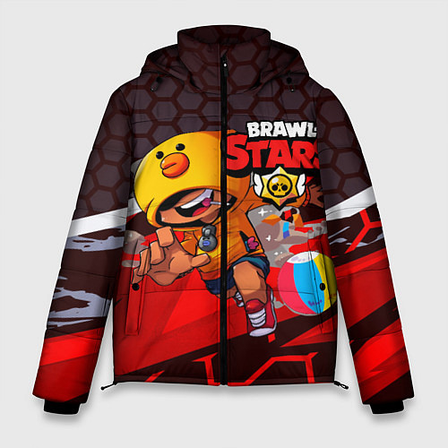 Мужская зимняя куртка Brawl stars / 3D-Черный – фото 1