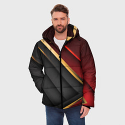 Куртка зимняя мужская Минимализм, цвет: 3D-черный — фото 2