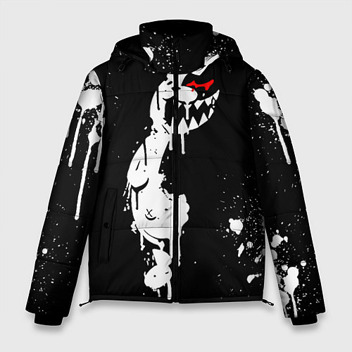 Мужская зимняя куртка Monokuma paint / 3D-Черный – фото 1