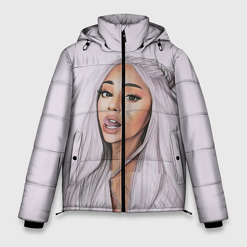 Мужская зимняя куртка Ariana Grande Ариана Гранде / 3D-Черный – фото 1