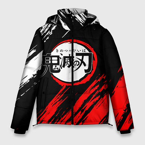 Мужская зимняя куртка KIMETSU NO YAIBA / 3D-Черный – фото 1