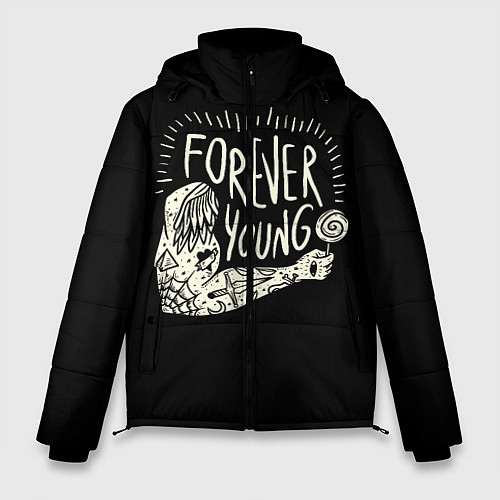 Мужская зимняя куртка Вечно молодой / 3D-Черный – фото 1