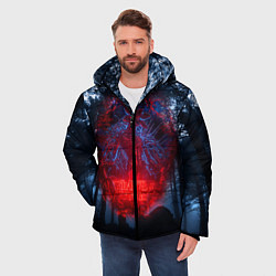 Куртка зимняя мужская Demogorgon Stranger Things, цвет: 3D-черный — фото 2