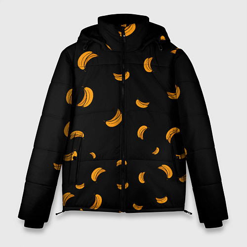Мужская зимняя куртка Банана / 3D-Черный – фото 1