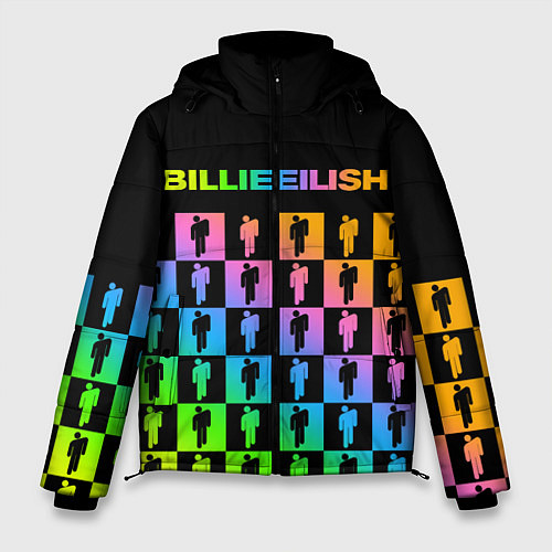 Мужская зимняя куртка BILLIE EILISH / 3D-Черный – фото 1