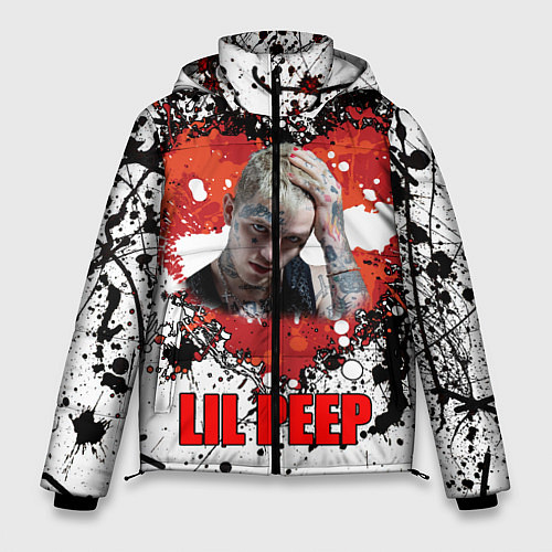 Мужская зимняя куртка Lil Peep / 3D-Черный – фото 1