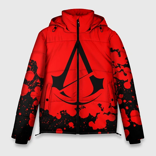 Мужская зимняя куртка Assassin’s Creed / 3D-Черный – фото 1