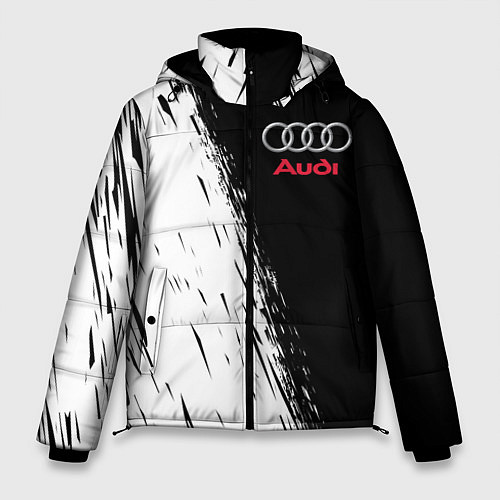 Мужская зимняя куртка AUDI / 3D-Черный – фото 1