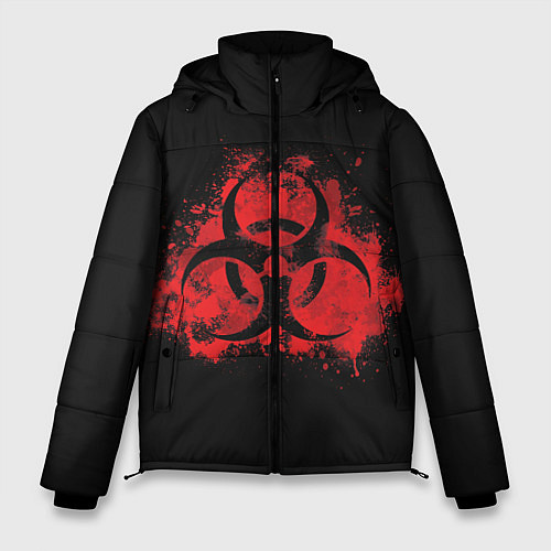 Мужская зимняя куртка Plague Inc / 3D-Черный – фото 1