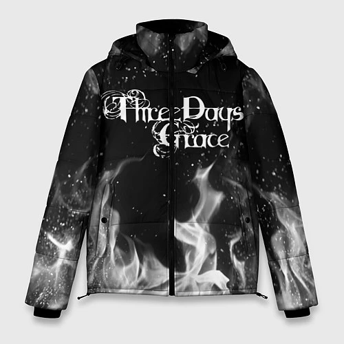 Мужская зимняя куртка Three Days Grace / 3D-Черный – фото 1