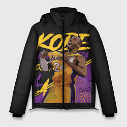 Куртка зимняя мужская Kobe Bryant, цвет: 3D-черный