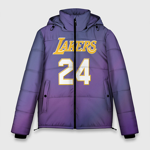 Мужская зимняя куртка Los Angeles Lakers Kobe Brya / 3D-Черный – фото 1