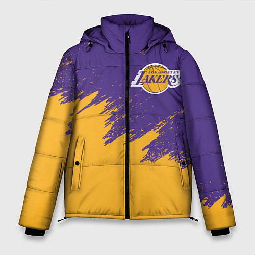 Мужская зимняя куртка LA LAKERS / 3D-Черный – фото 1