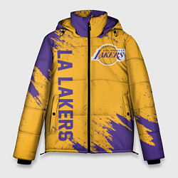 Куртка зимняя мужская LA LAKERS, цвет: 3D-черный