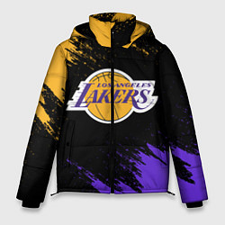 Куртка зимняя мужская LA LAKERS, цвет: 3D-красный