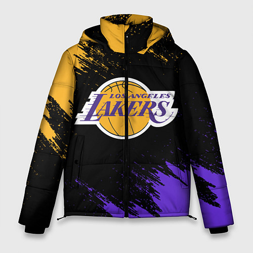 Мужская зимняя куртка LA LAKERS / 3D-Красный – фото 1