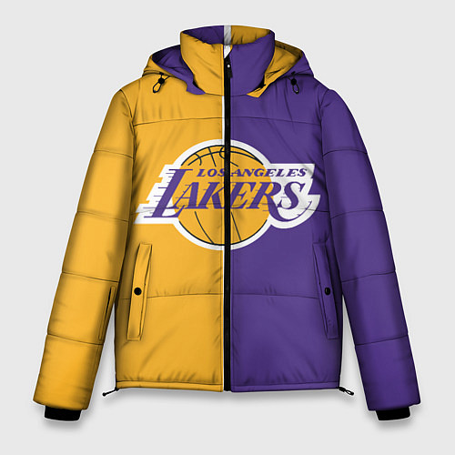 Мужская зимняя куртка LA LAKERS / 3D-Черный – фото 1