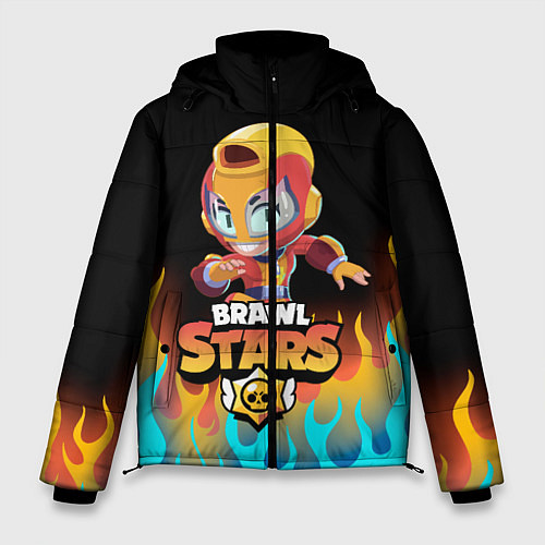 Мужская зимняя куртка BRAWL STARS MAX / 3D-Черный – фото 1