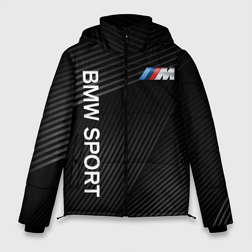 Мужская зимняя куртка BMW / 3D-Черный – фото 1
