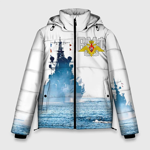 Мужская зимняя куртка ВМФ / 3D-Черный – фото 1
