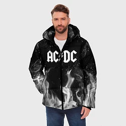 Куртка зимняя мужская AC DC, цвет: 3D-черный — фото 2