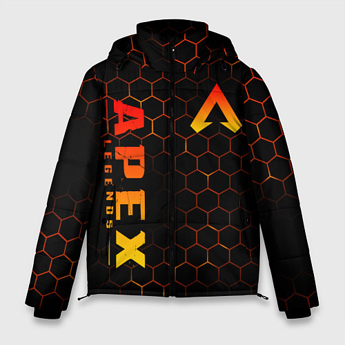 Мужская зимняя куртка APEX LEGENDS / 3D-Черный – фото 1