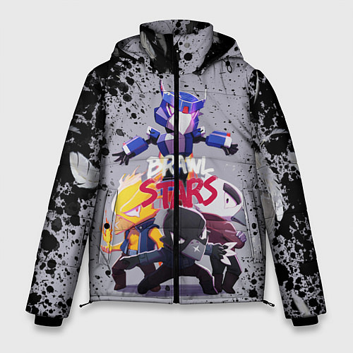 Мужская зимняя куртка Brawl Stars CROW / 3D-Черный – фото 1