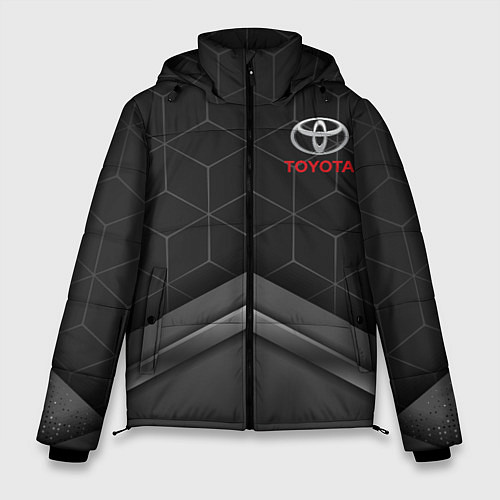 Мужская зимняя куртка TOYOTA / 3D-Черный – фото 1