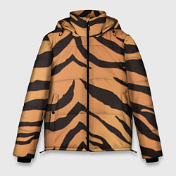 Куртка зимняя мужская Тигриный камуфляж, цвет: 3D-красный